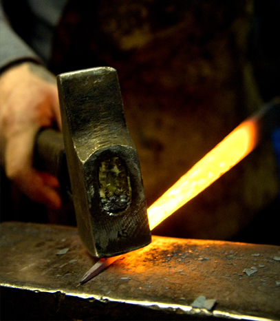 Jef Van Syoc Forging Photo